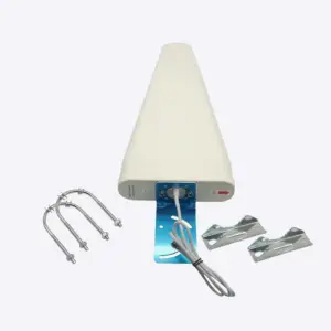 LPDA outdoor antenna with its accessories for hanging at roof