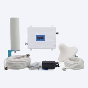 Triband mobile 4g signal booster with complete accessories